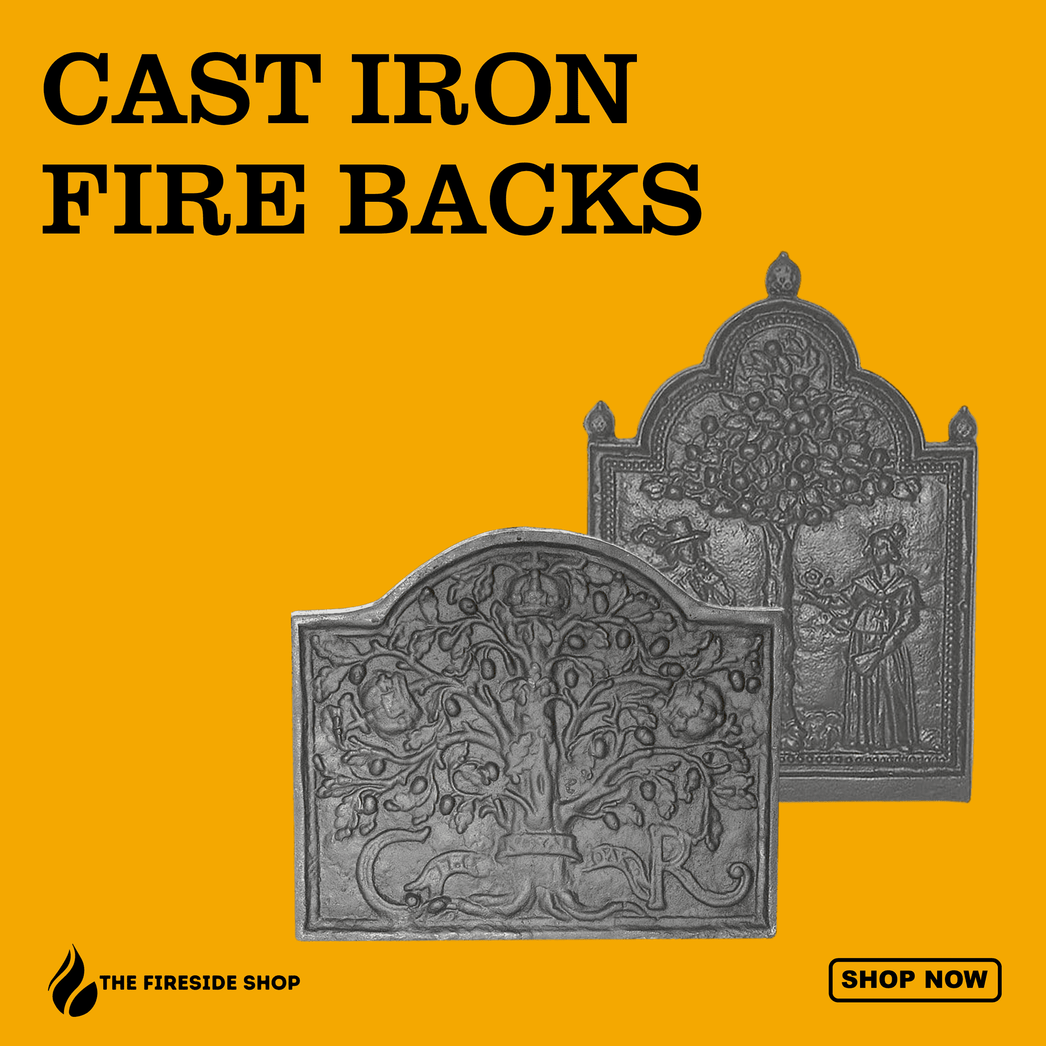 Cast Iron Fire Backs