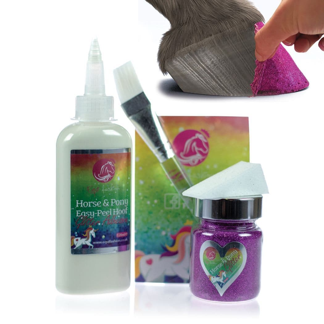 Equifashion EasyPeel Horse & Pony Hoof Glitter Kit