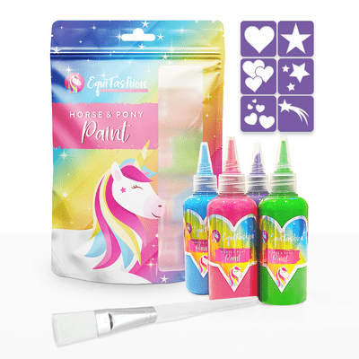 Equifashion Horse & Pony Paint Kit With Quarter Mark Stencils
