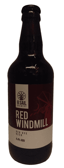 8 Sail Red Windmill