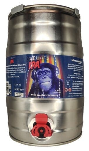 Blue Monkey Infinity Mini Keg