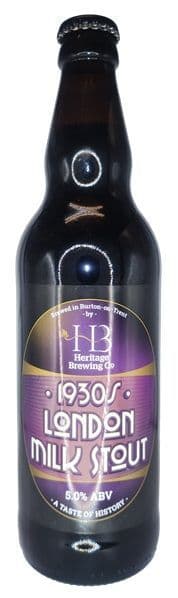 Heritage Brewing 1930's London Milk Stout