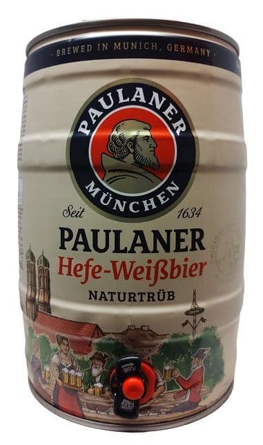 Paulaner Hefe Weissbier Mini Keg