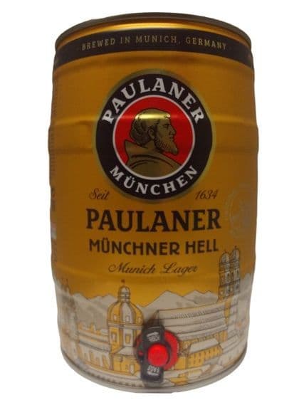 Paulaner Muchner Hell Lager Mini Keg