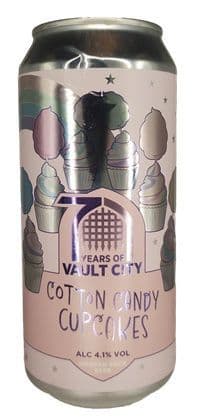 Vault City Cotton Candy Cupcakes