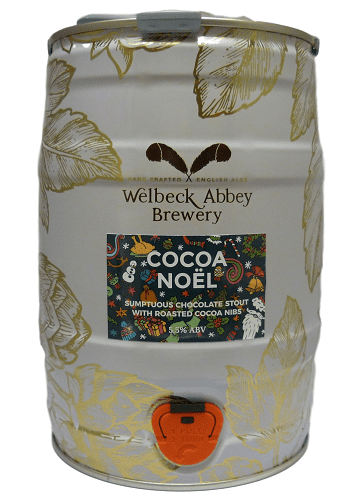 Welbeck Abbey Cocoa Noel Mini Keg