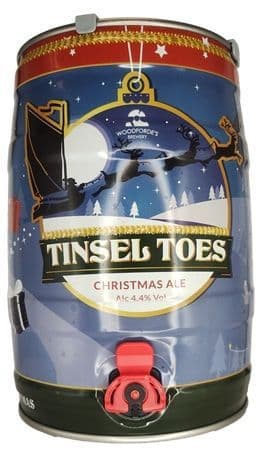 Wodforde's Tinsel Toes Mini Keg