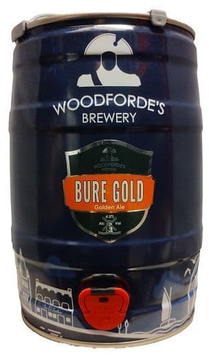 Woodforde's Bure Gold mini keg