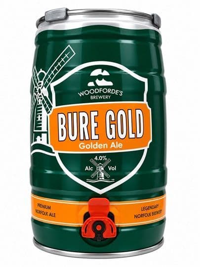 Woodforde's Bure Gold mini keg