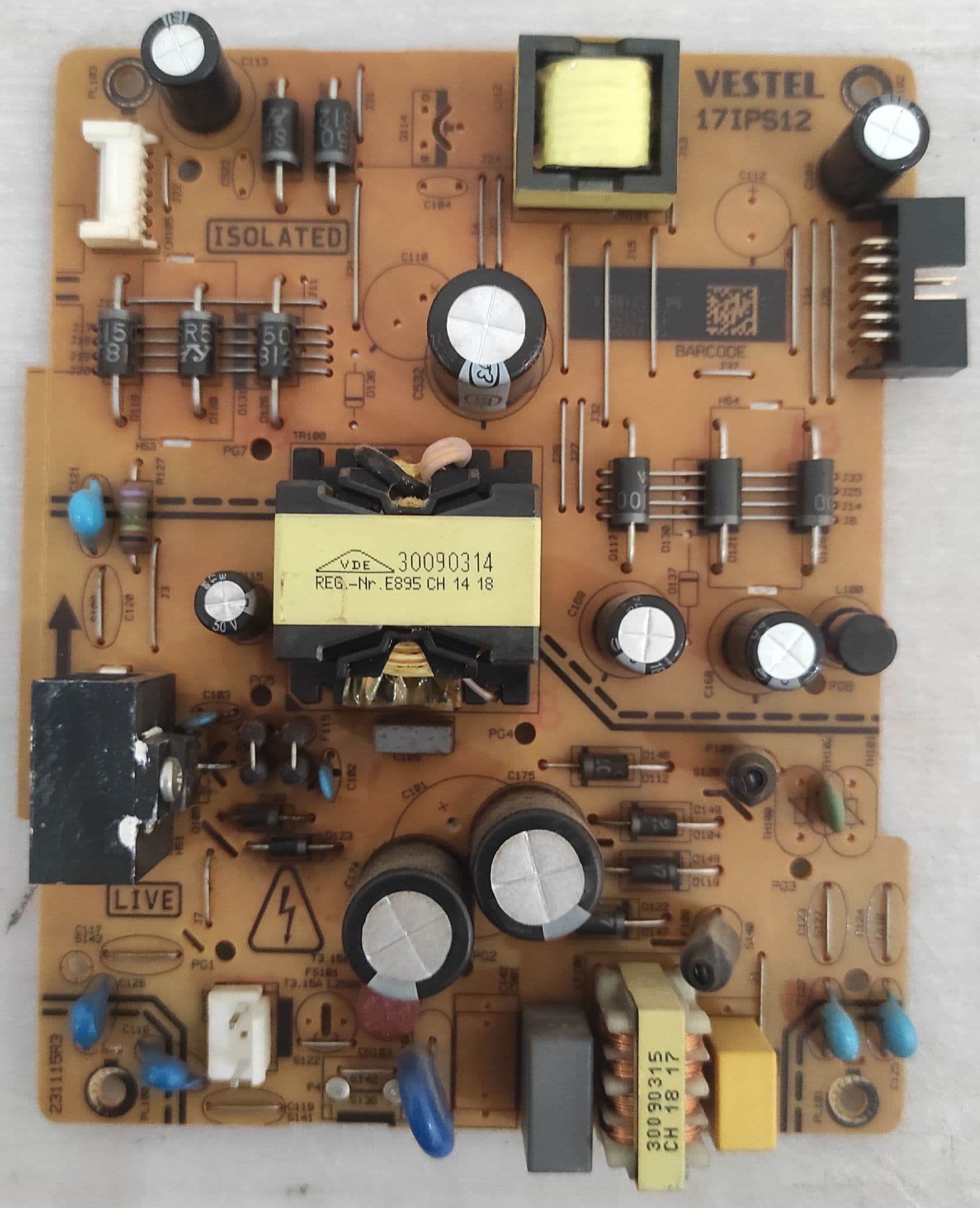 VESTEL 17IPS19-5 (23157377) , Fuente de alimentacion
