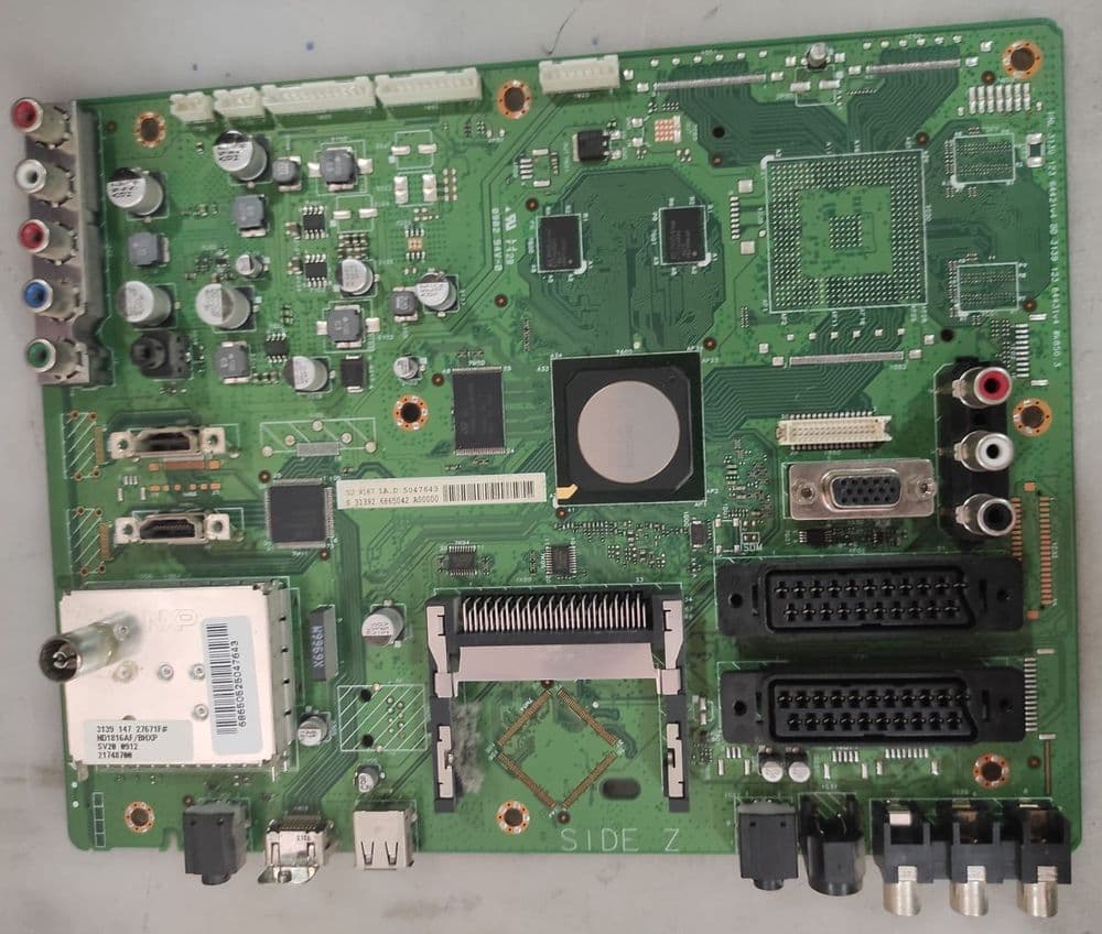Scheda Madre Per TV Philips 3139 123 64541v4 BD 64551v4 WK902.1 Usata Testata