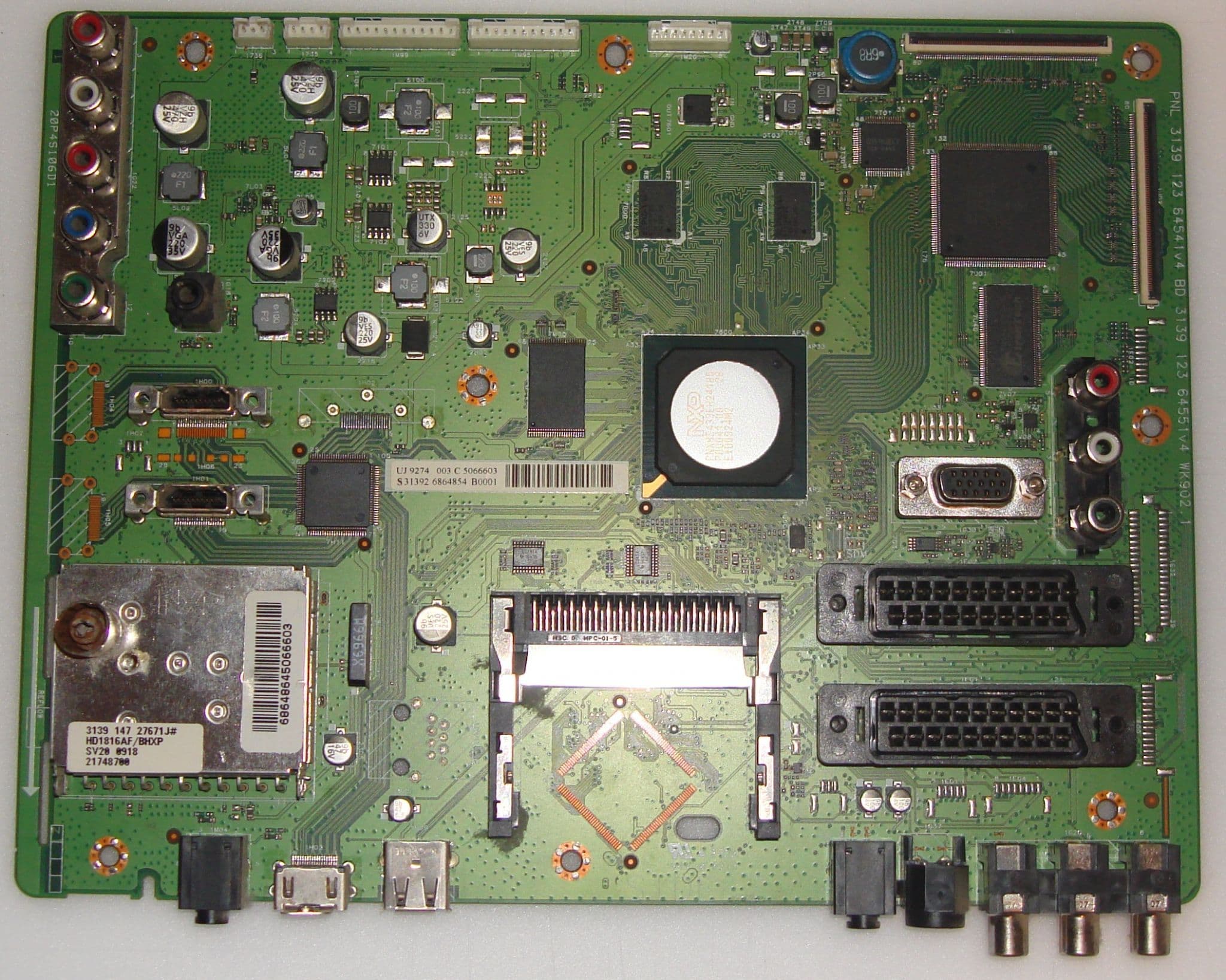 Carte Mère (Main Board) Philips 313914719801A Pour TV 32PFL5322/10 - Occasion, Parfait état De Fonctionnement