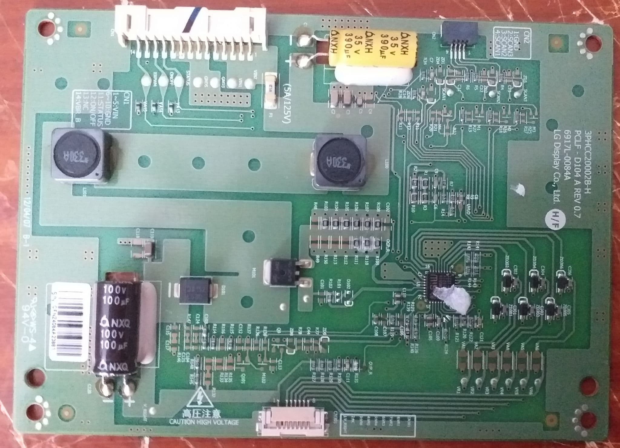6917L-0072A Carte Inverter Toshiba 32EL833F