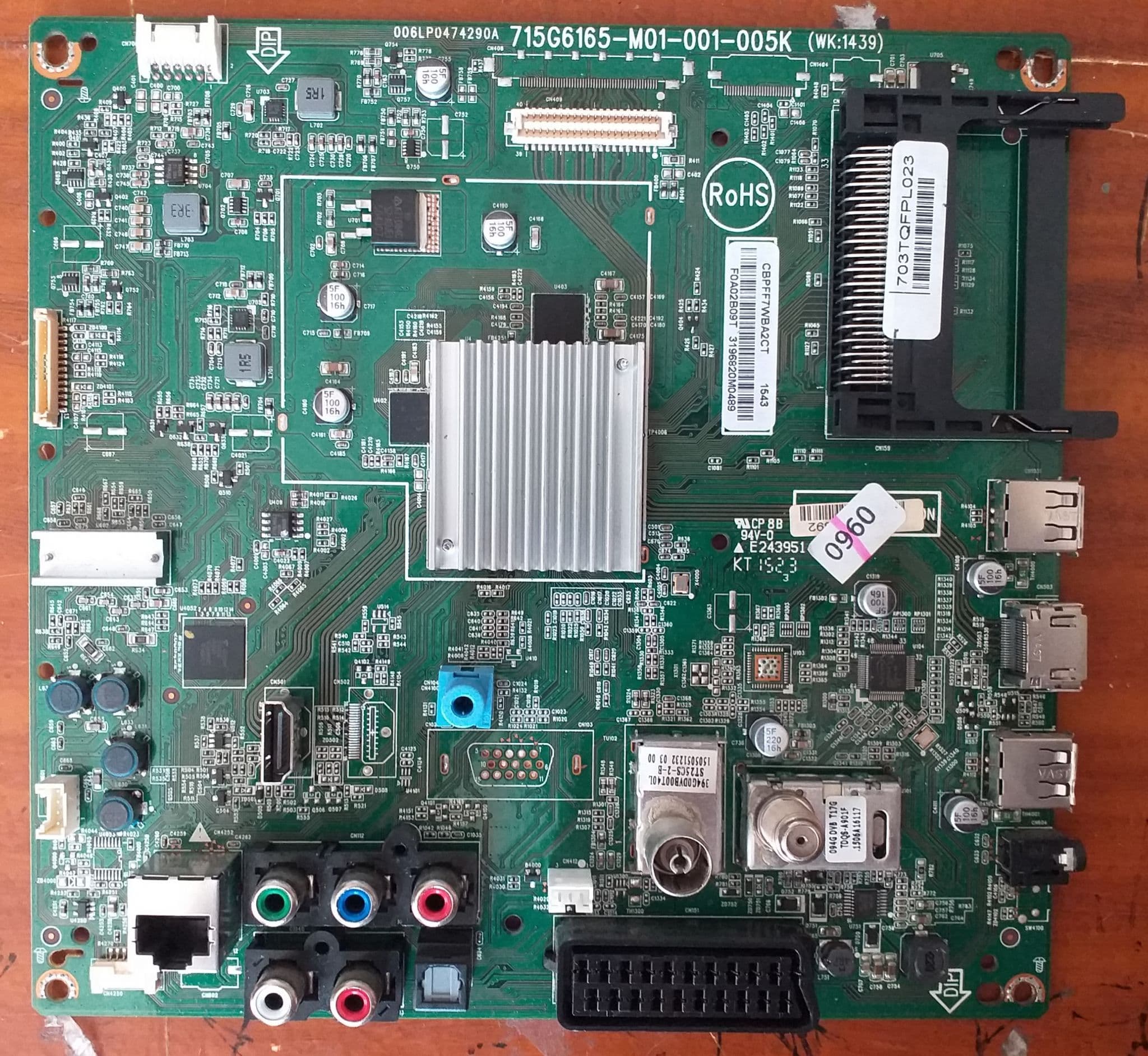 Carte mère TV Haier LE 32 M 600C - Photo, audio & vidéo