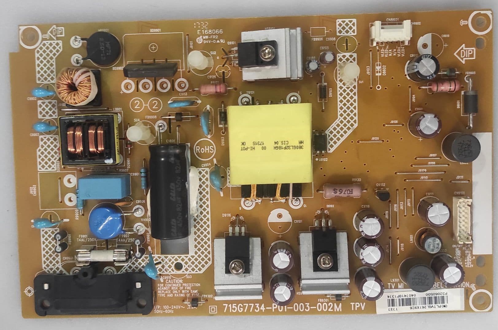 KIT RIPARAZIONE ALIMENTATORE PER MODULO PSU PHILIPS 715G7735 - P01 - 003 - 002S KIT RIPARAZIONE ALIMENTATORE PER MODULO PSU PHILIPS 715G7735 - P01 - 003 - 002S