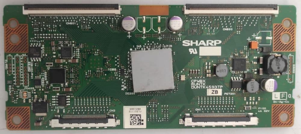 CPWBX RUNTK DUNTK4593TP ZB - T-Con Board - SHARP