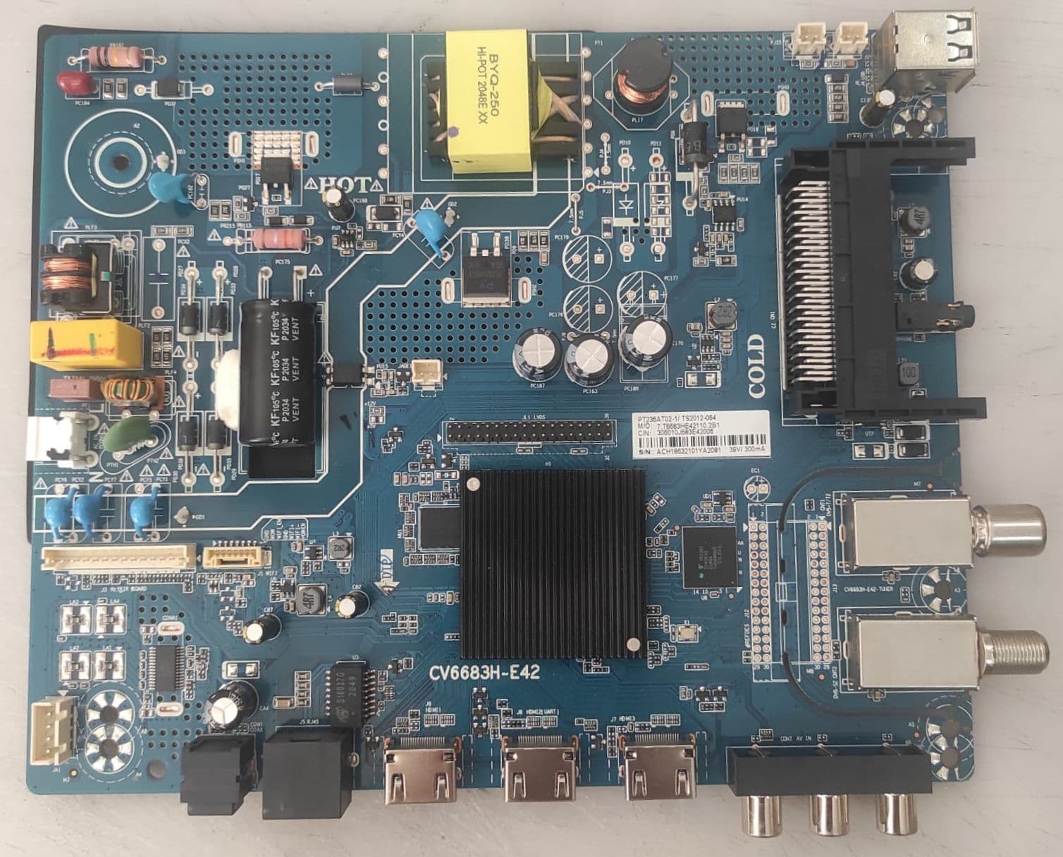 CARTE D'ALIMENTATION MP5565T-147V700 REV:1.0 pour TV SMART-TECH CARTE D'ALIMENTATION MP5565T-147V700 REV:1.0 pour TV SMART-TECH