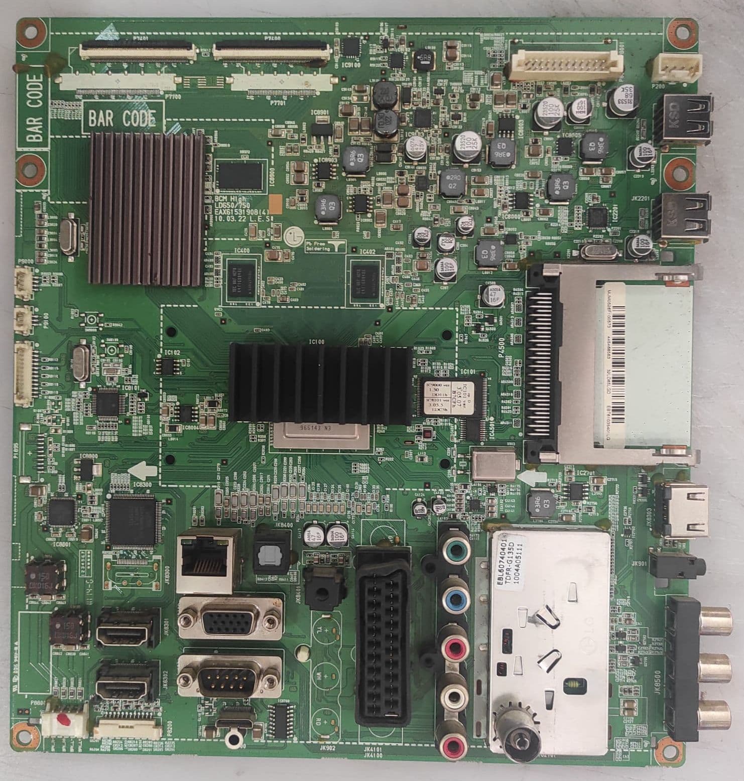 Scheda Madre LG EBT64492804 Modulo Principale Aperto Ma Mai Usato