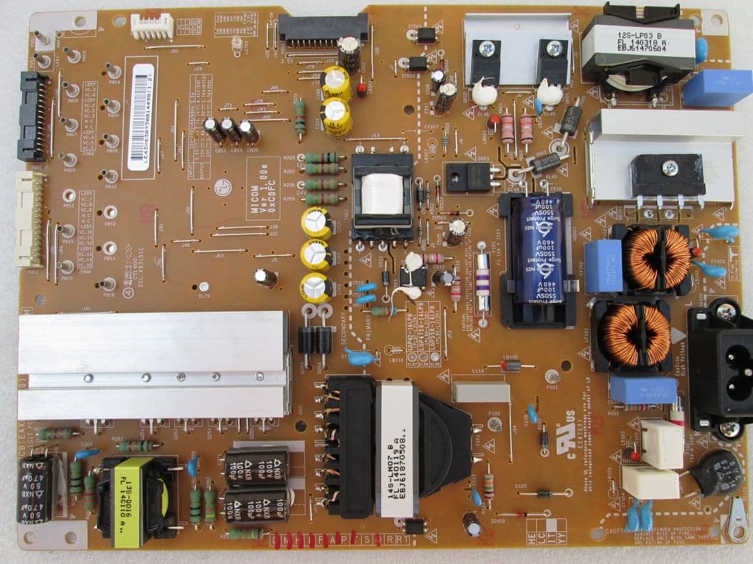 Carte D'alimentation TV LG EAX65424001 (2.3) - Pour 55LB671V, 55LB670V - Occasion