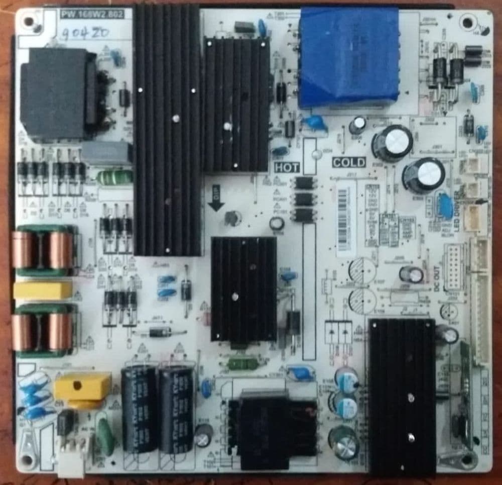 Scheda Alimentazione Per TV Blaupunkt B49M138T2 (S17110919 / PW.168W2.801) – Ricambio Usato