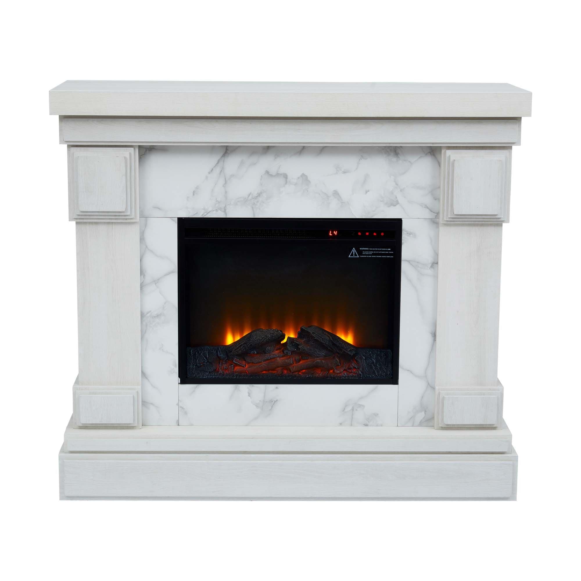 Hestia 48 Electric Free Standing Fireplace with Touch Screen