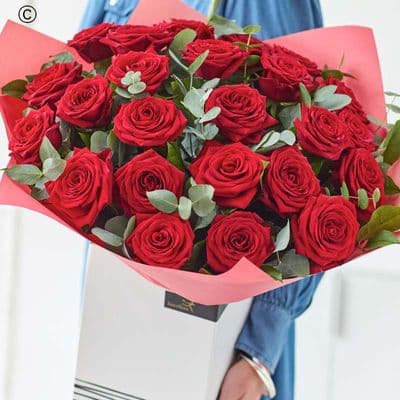 24 Sumptuous Red Roses CCROR2400