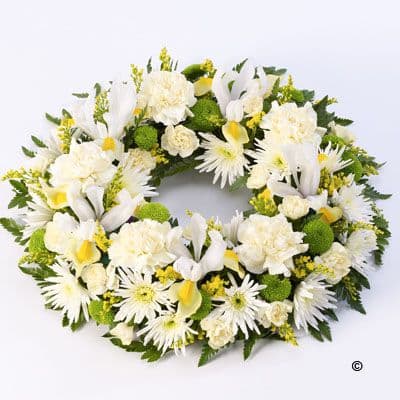Classic Wreath - Yellow & Cream