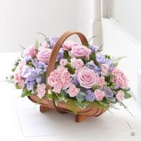 Mixed Basket - Pink & Lilac
