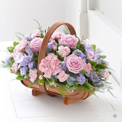 Mixed Basket - Pink & Lilac