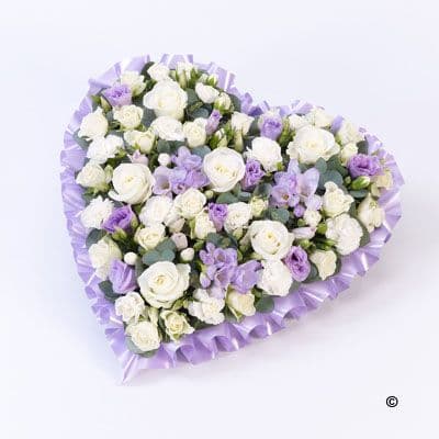 Pastel Heart - Lilac & White