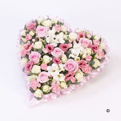 Pastel Heart - Pink & White