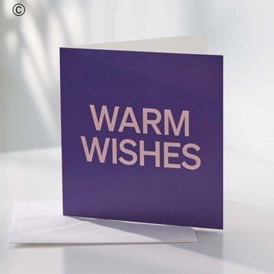 Warm Wishes Greetings Card WTCDFT