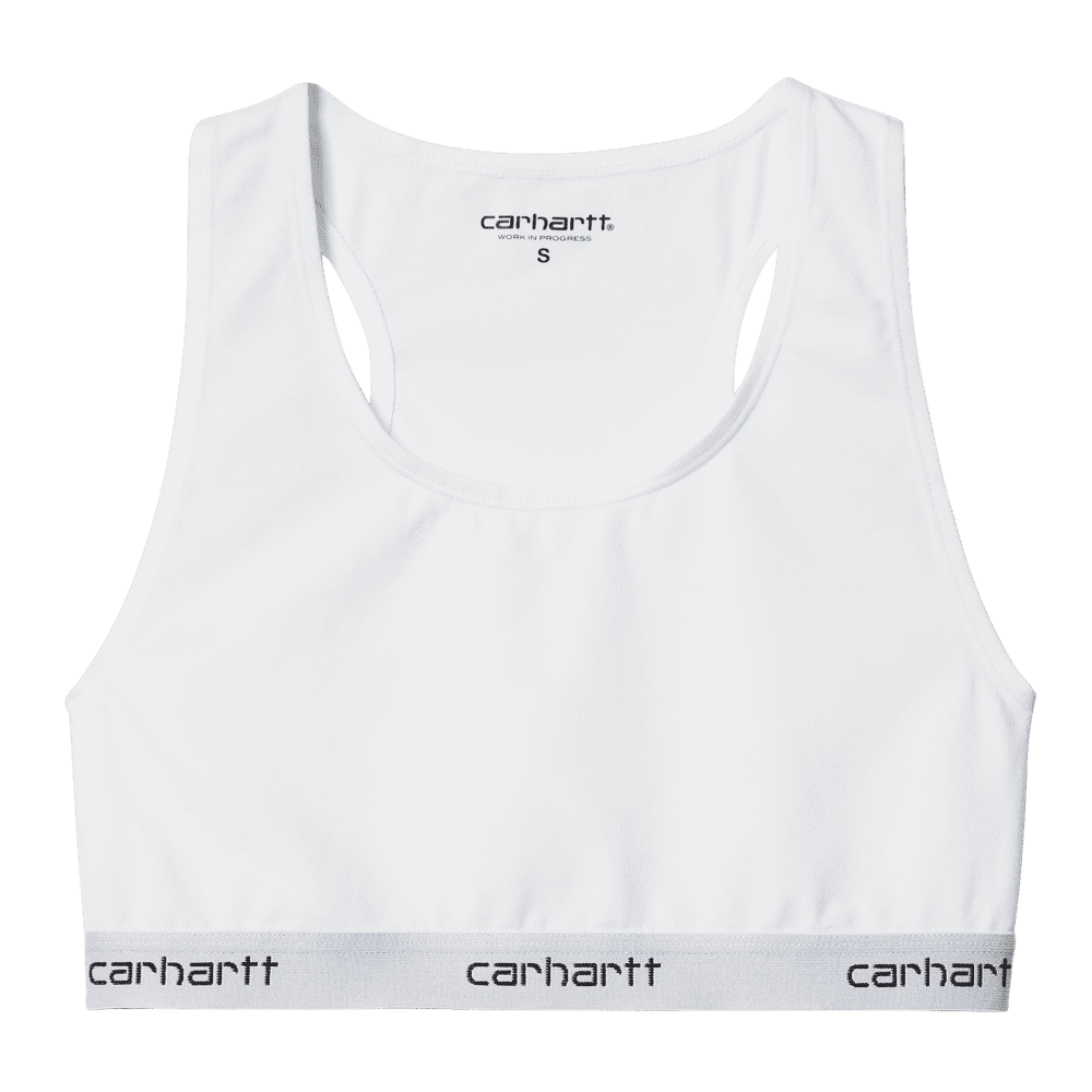 Carhartt WIP W SCRIPT RACER TANK - WHITE