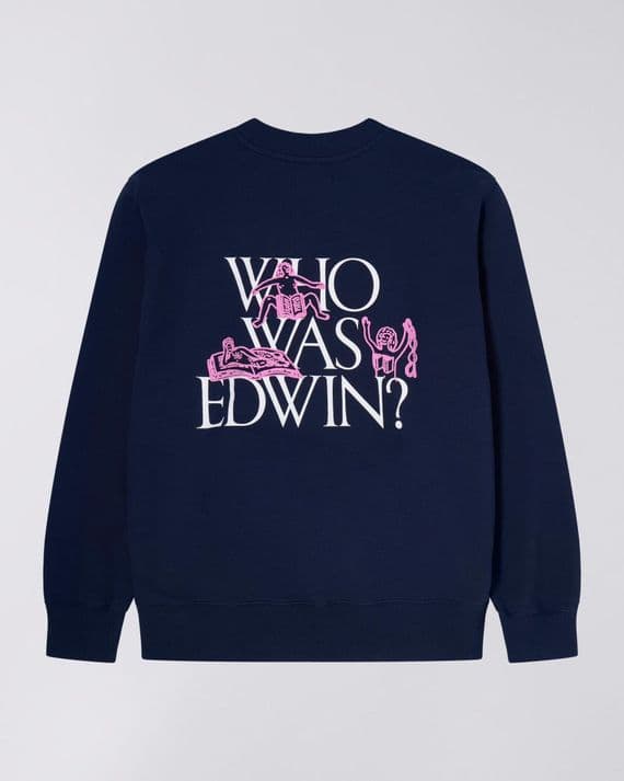 EDWIN EROS SWEAT - MARITIME BLUE