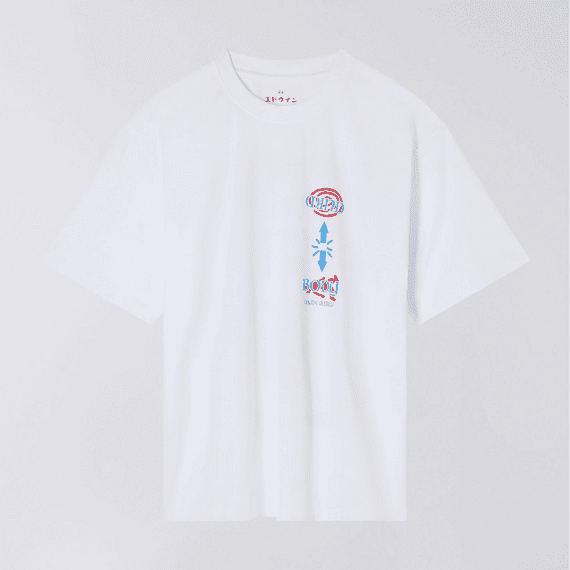 EDWIN PACHINKO  TEE -  WHITE