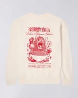 EDWIN RAMEN PALACE SWEAT - WHISPER WHITE