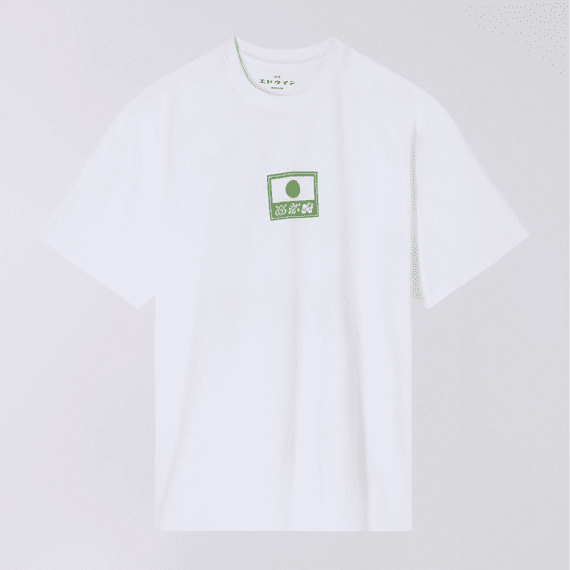 EDWIN STAFF  TEE -  WHITE