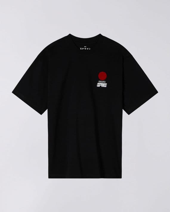 EDWIN SUN  TEE -  BLACK