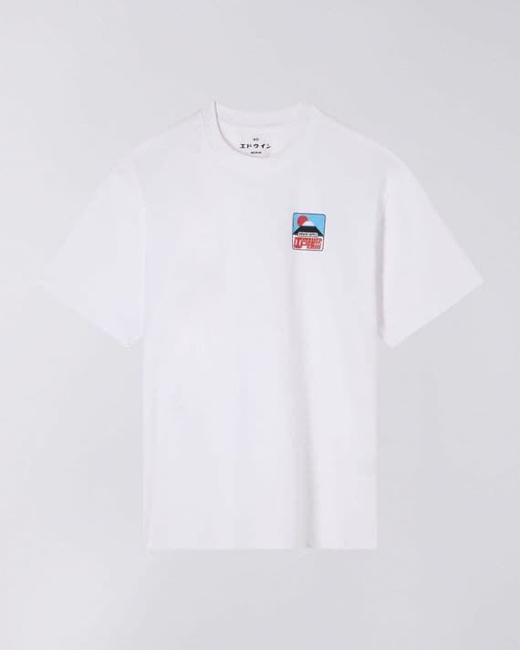 EDWIN SUNSET ON FUJI SAN  TEE -  WHITE