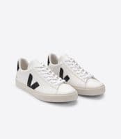 VEJA CAMPO LEATHER- WHITE/BLACK