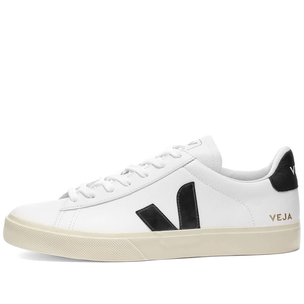 VEJA CAMPO LEATHER- WHITE/BLACK