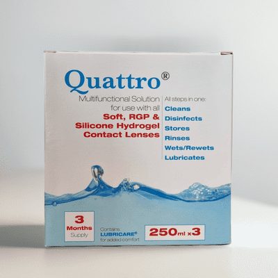 QUATTRO multifunctional contact lens solution
