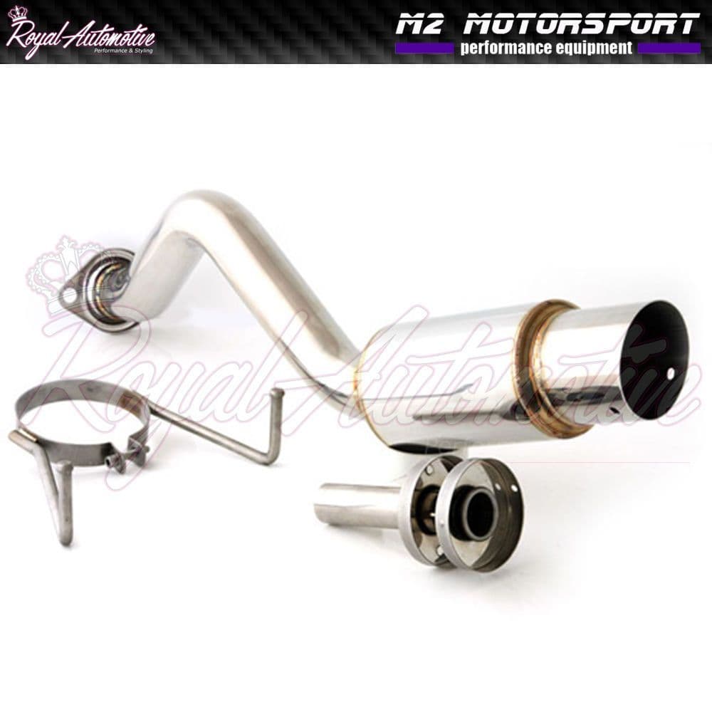 Honda Civic EP3 Type R Performance Back Box Exhaust 100mm Angled Slash