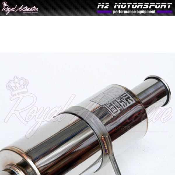 Honda Civic Type R Spoon N1 Style Rolled Tip Performance Back Box ...