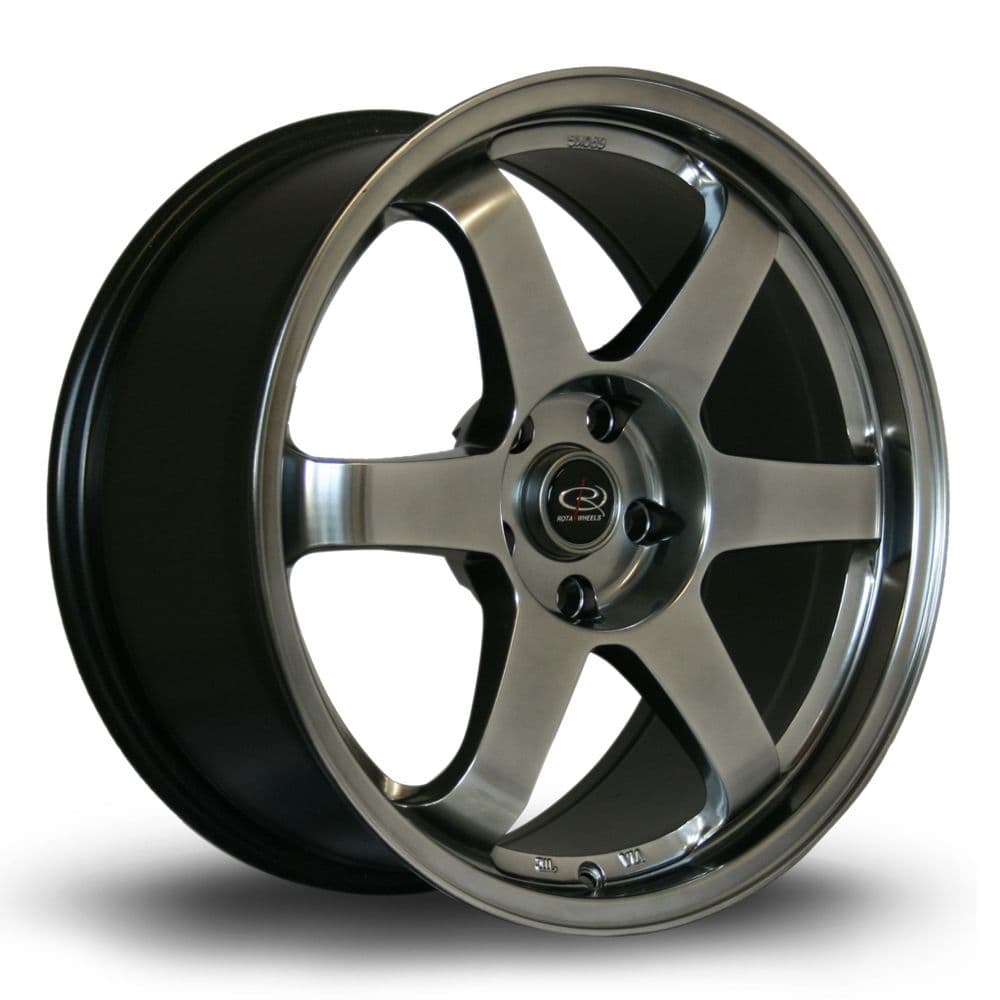 Rota Grid 18x8 5 ET44 5x112 Hyper Black