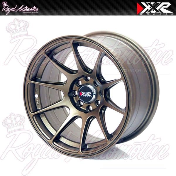XXR 527 Concave Alloy Wheels 15x8.25 ET0 4x100 4x108 Flat Bronze JDM JAP Euro