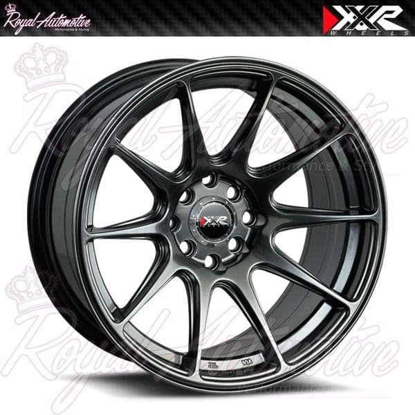 XXR 527 Concave Alloy Wheels 17x8.25 ET25 5x100 5x114.3 Chrome Black JDM Euro