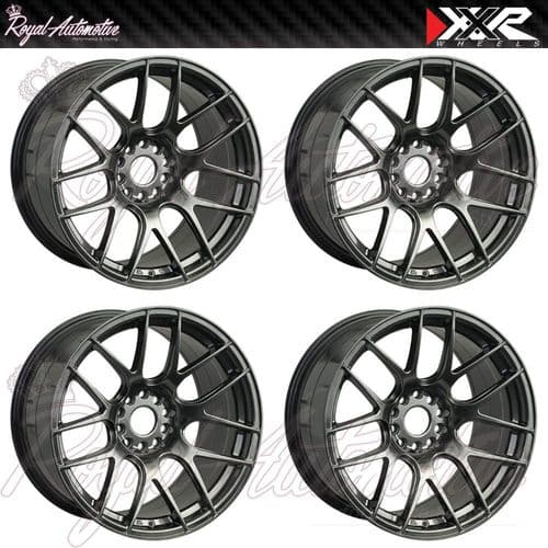 XXR 530 Concave Alloy Wheels 18x8.75 ET20 5x100 5x114.3 Chrome Black JDM Euro