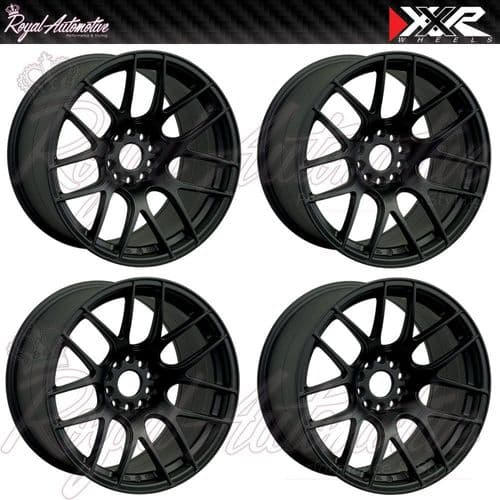 XXR 530 Concave Alloy Wheels 18x8.75 ET20 5x100 5x114.3 Flat Black JDM Euro