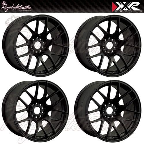 XXR 530 Concave Alloy Wheels 18x8.75 ET33 5x100 5x114.3 Flat Black JDM Jap Euro
